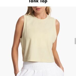 Vuori feather crop tank top large